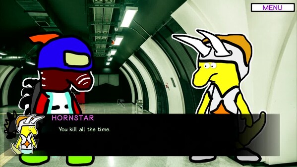 Dino Shakes 3 launch trailer video thumbnail for Dinosaur Shakespeare 3: They Are On The Moon Now And It Escalated Quickly - Bloodcore Edition