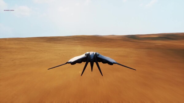 AI Peace Protocol - Flight in the Desert with Shield