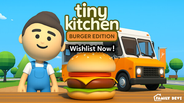 Tiny Kitchen: Burger Edition - Announcement Trailer