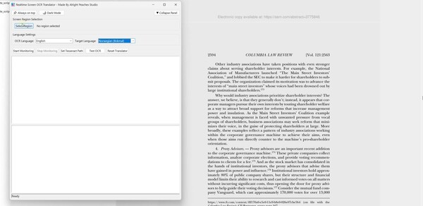 Realtime Screen OCR Translator screenshot thumbnail video