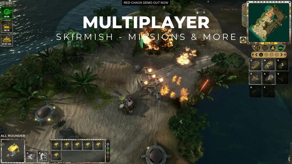 Red Chaos RTS Demo – OUT NOW!  Featuring improved gameplay, new effects, powerful sound, and more action than ever. 