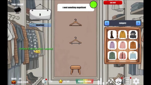 Mini-game: Dressing Room