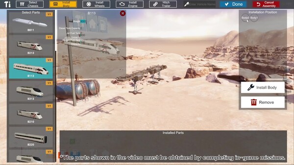 Vehicle Assembly Demo