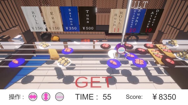Play video thumbnail for SUSHI Claw Machine