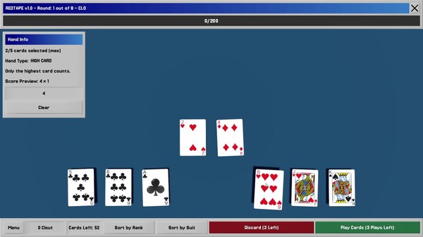 REDTAPE - Gameplay of a full round against the first boss