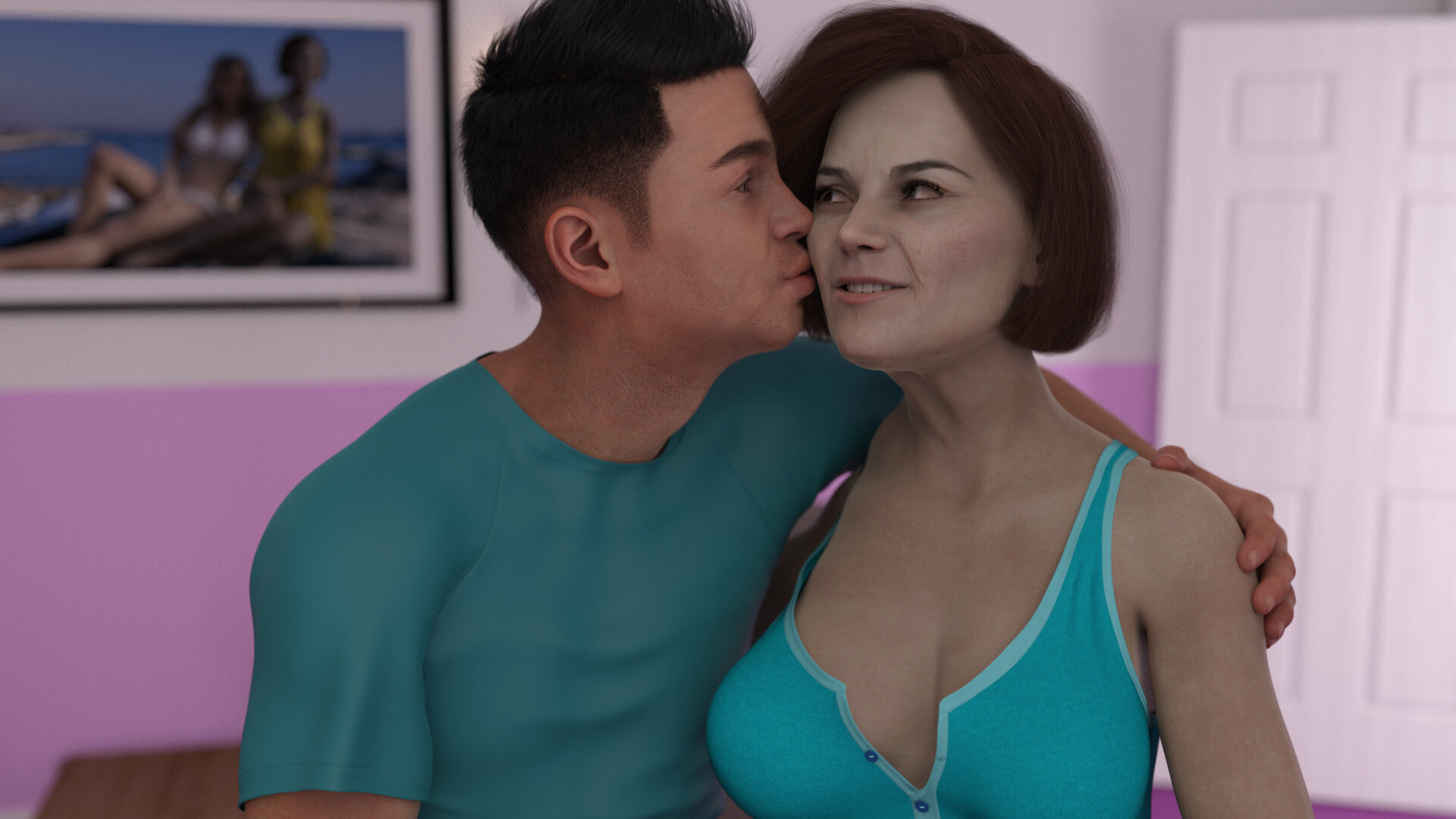 Mothers and Daughters - Wilson Family scene