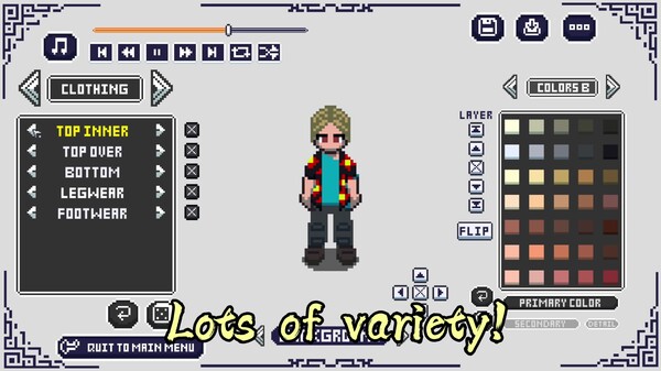 Just A Pixel Character Creator - Trailer