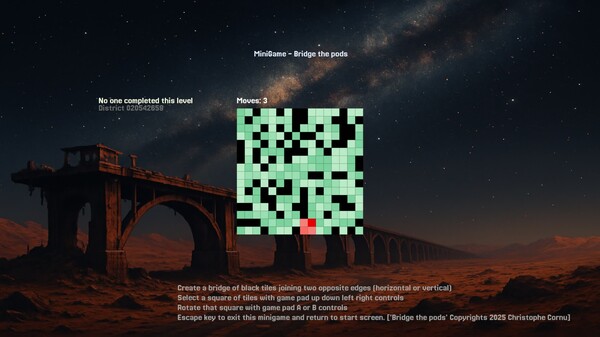 Bridge The Pods - rotate blocks to form a bridge horizontally or vertically