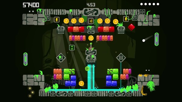 Paddlenoid - Jungle gameplay