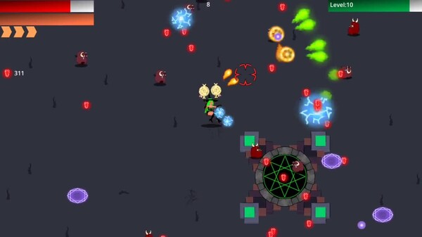 SpellBurst Barrage Gameplay alpha