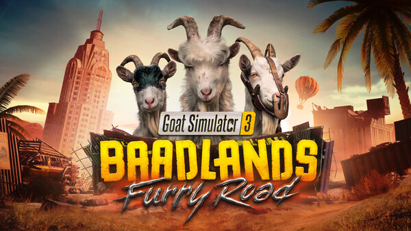 Goat Simulator 3 – Baadlands: Furry Road Launch Trailer