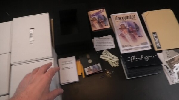 Encounter In-Boxing video thumbnail for Encounter: A 8-Bit Noir Adventure... - DIY Physical Edition