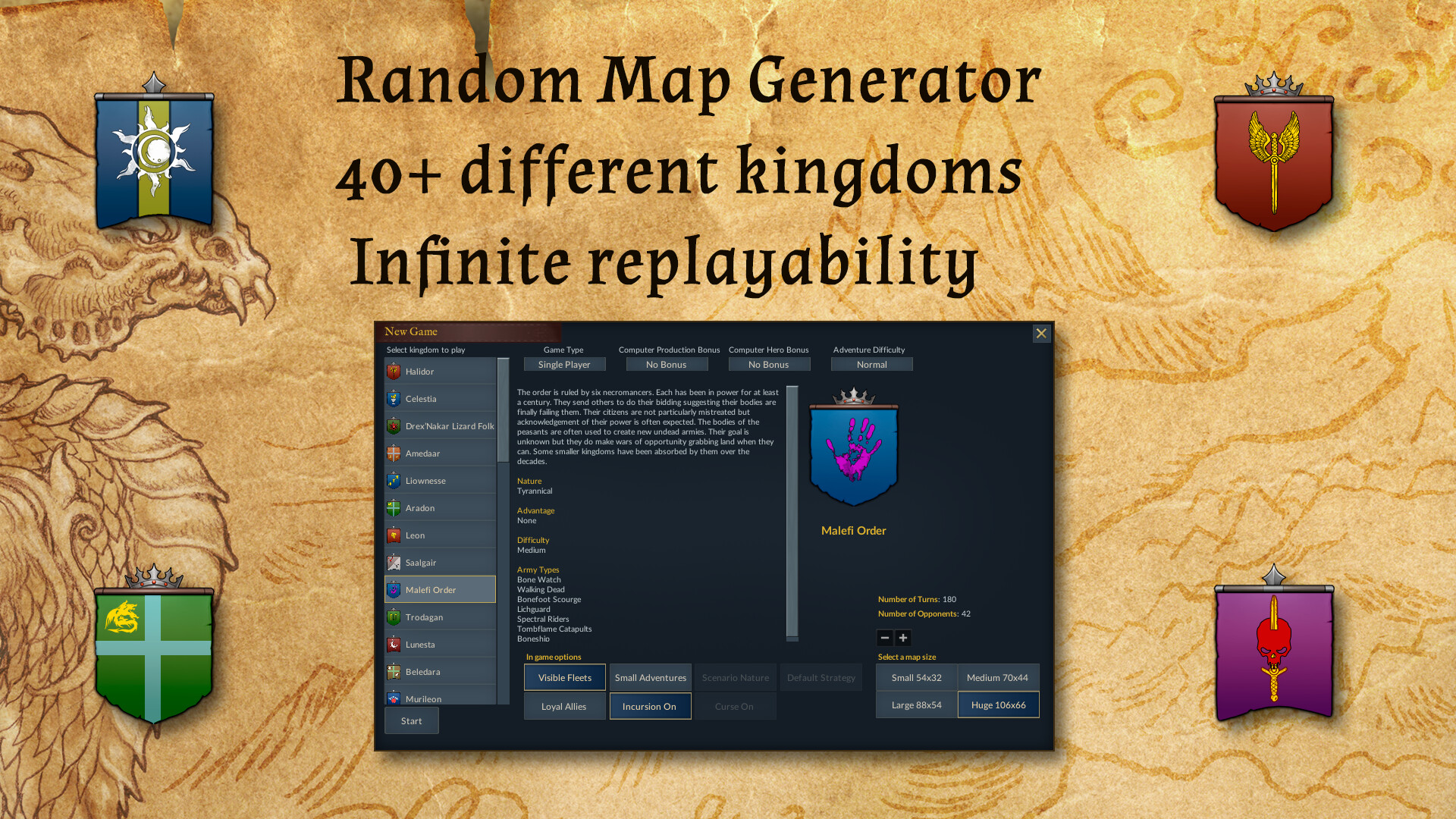 Kingdom, Dungeon, and Hero