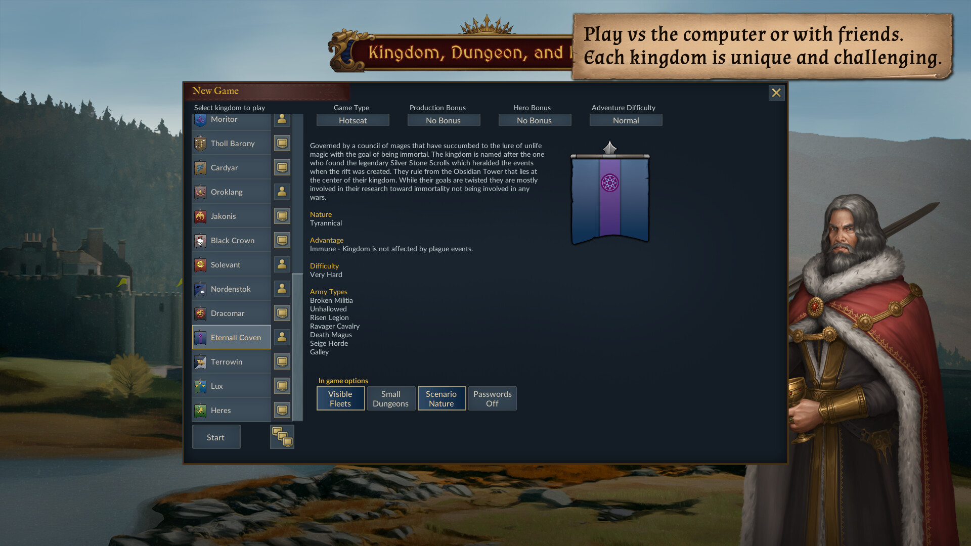 Kingdom, Dungeon, and Hero screenshot