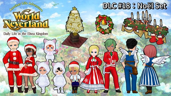 DLC018_Hlts_en video thumbnail for Noël Set - WorldNeverland - Daily Life in the Elnea Kingdom - Another Life Adventure