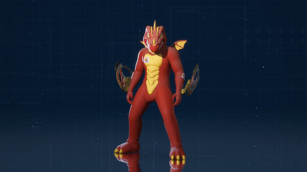 Exoprimal - Zephyr Alpha Fire Dragon Set