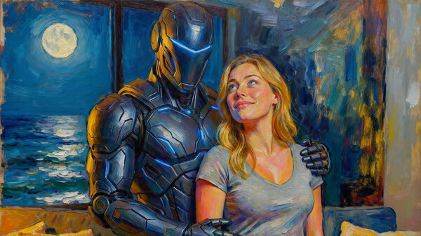 Guarded by the AI Painted with Love Trailer