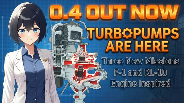 Update 0.4 - Turbopumps are in,  Missions 7-9
