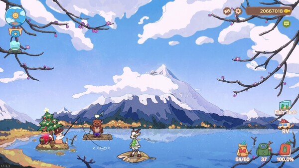 Snow-Crowned Mountain Trailer