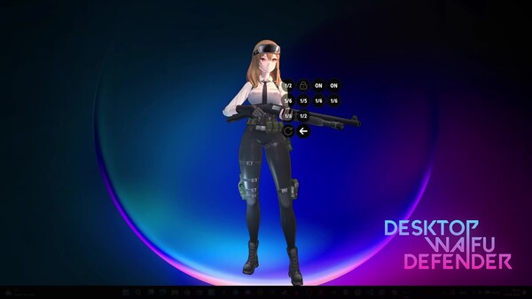 Desktop Waifu Defender screenshot thumbnail video