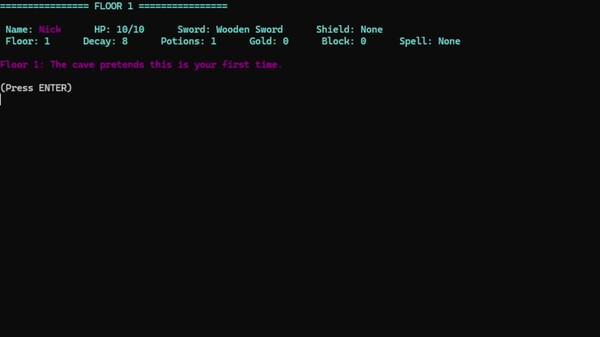 Nick's Text Adventure screenshot thumbnail video