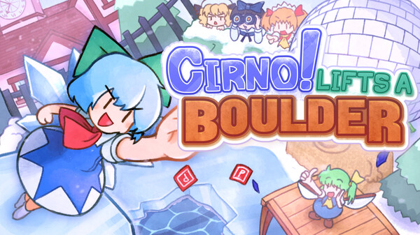 Cirno Lifts a Boulder Trailer
