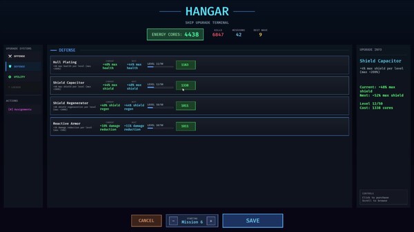 Hangar Upgrades