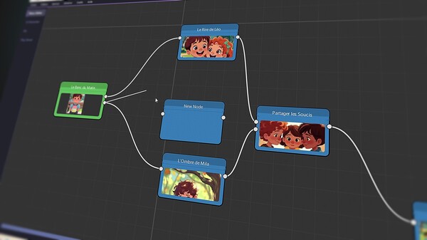 Visual Novel Nodal Editor - Mini Teaser video thumbnail for Visual Novel Nodal Editor