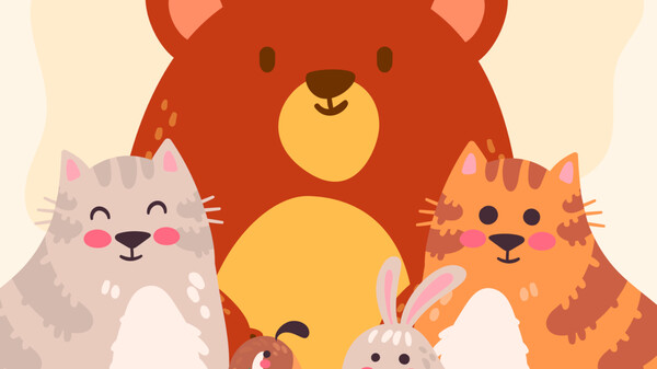 Animals painting short movie