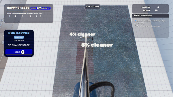Rug Cleaning Simulator Trailer