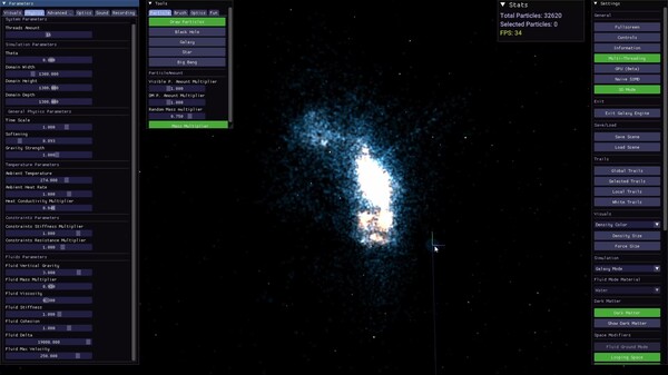 Galaxy Engine 3D Features
