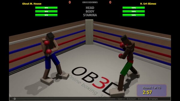 Online Boxing 3D gameplay