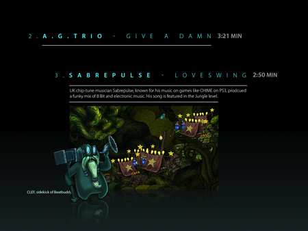 Screenshot z Beatbuddy: Tale of the Guardians - Original Soundtrack