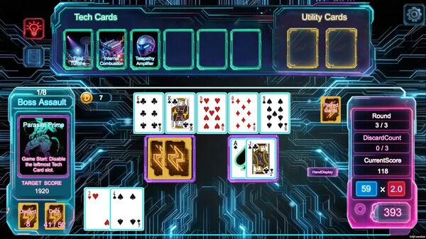 Sick of the Same Old Deckbuilders? Experience "Dual-Blind" Strategy in Cyber Joker
