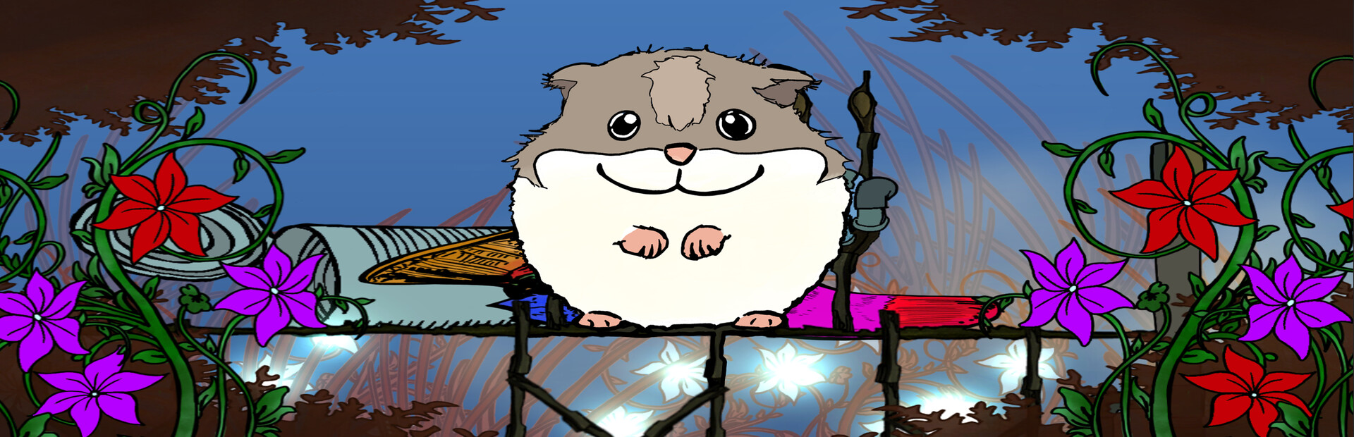 Visual novel for the kids: Lumi And Baby - Hamster And Baby Dragon