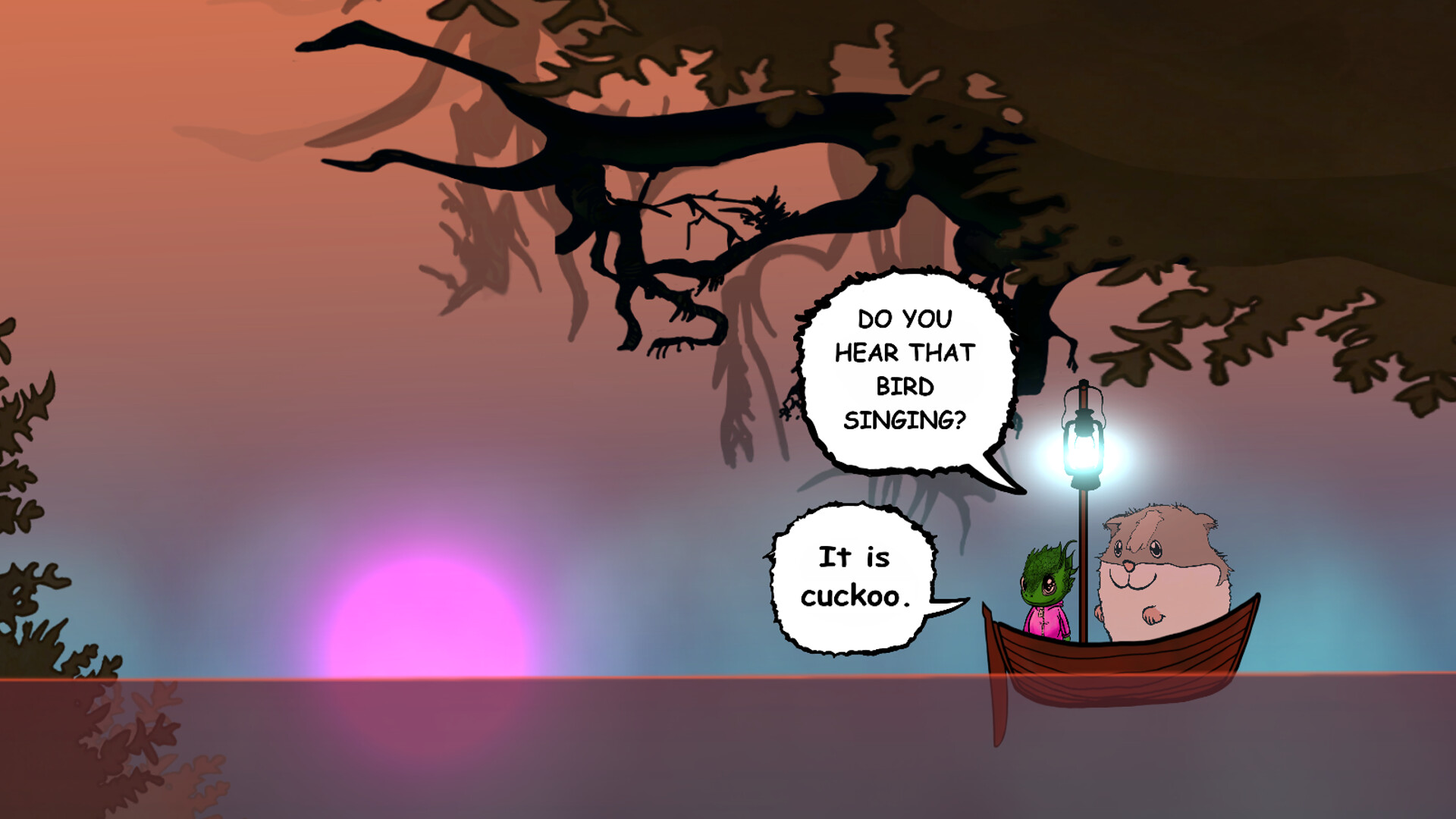Visual novel for the kids: Lumi And Baby - Hamster And Baby Dragon screenshot 3