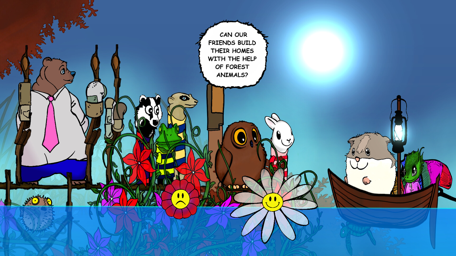 Visual novel for the kids: Lumi And Baby - Hamster And Baby Dragon screenshot 15
