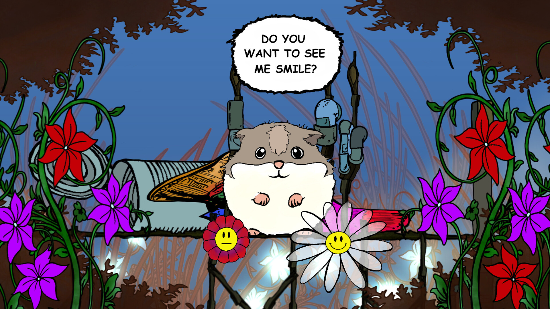 Visual novel for the kids: Lumi And Baby - Hamster And Baby Dragon screenshot 5