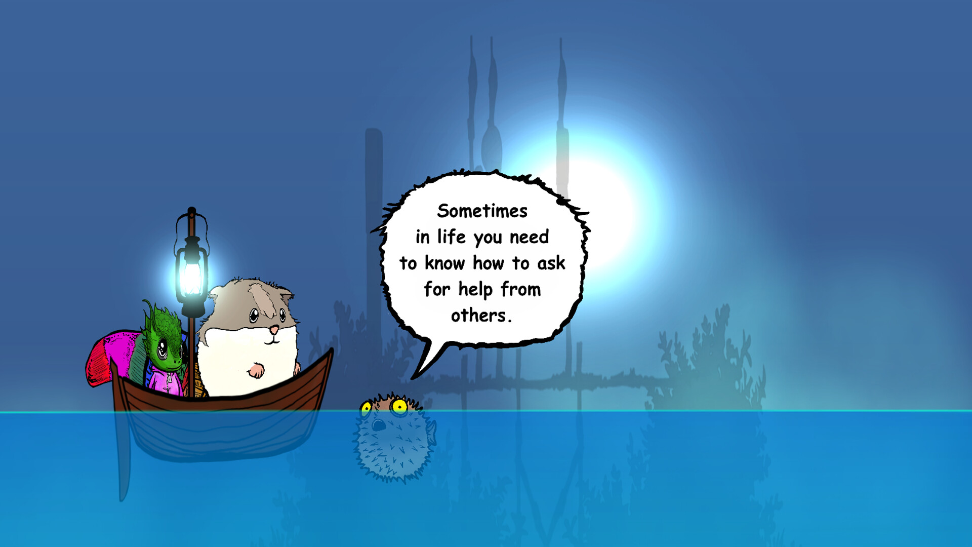 Visual novel for the kids: Lumi And Baby - Hamster And Baby Dragon screenshot 11