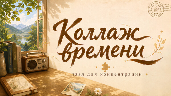 Коллаж времени: пазл для концентрации