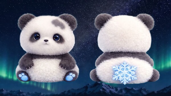Idle Sitting Panda (Front & Back)
