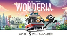 Wonderia - cuplikan gameplay di planet alien