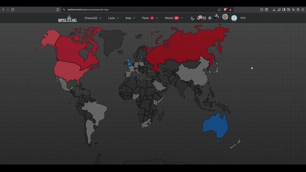 How to Move Countries in Battle For The Hill.