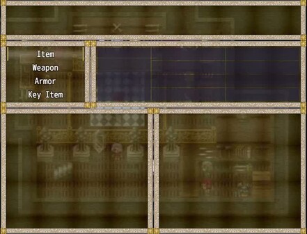 Menu and fight pit