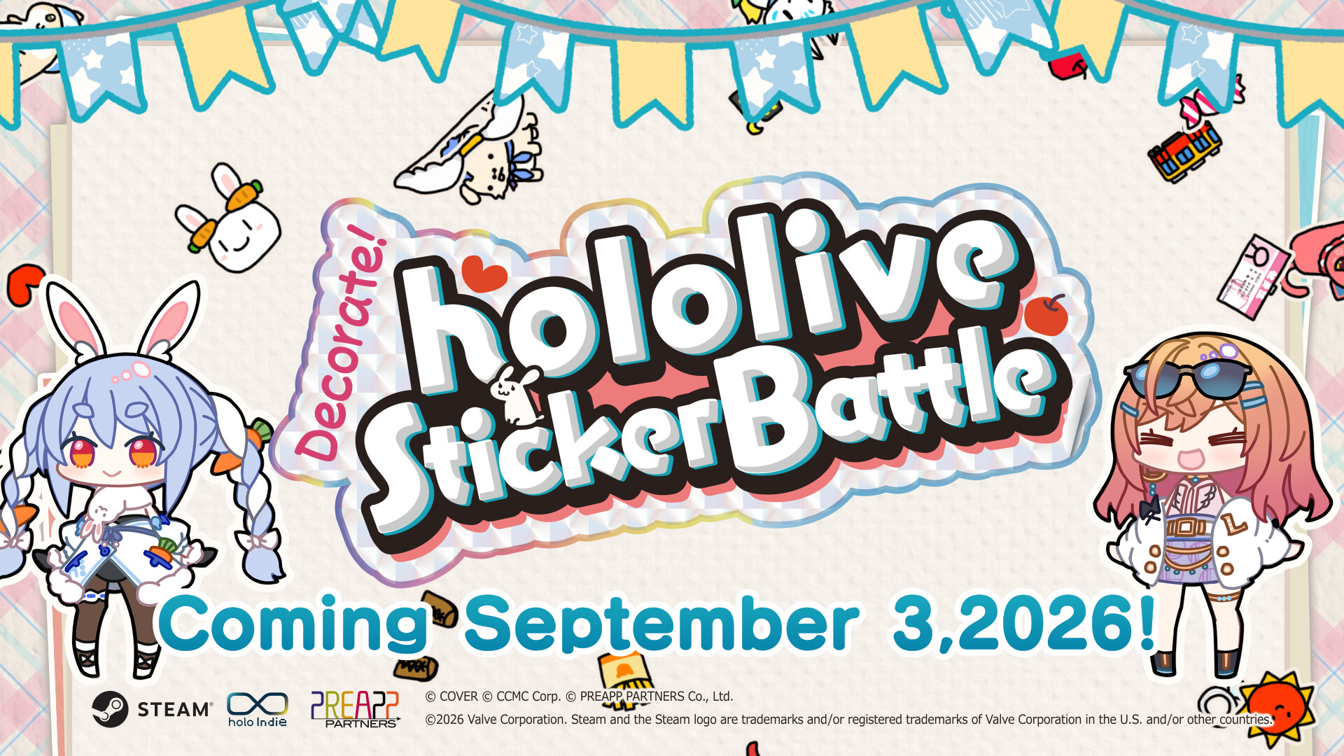 Decorate! hololive Sticker Battle PV en