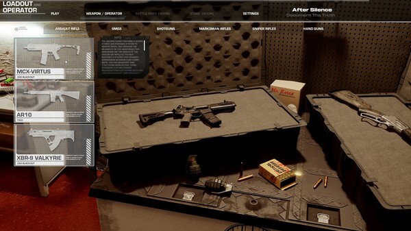 After Silence Loadout and Operator Select