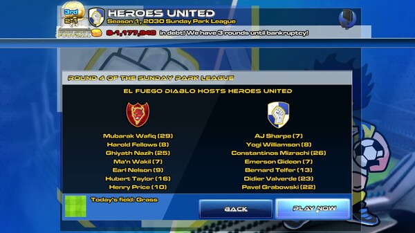 A thrilling match between two teams! video thumbnail for Heroic Sports Football : Enhanced Edition