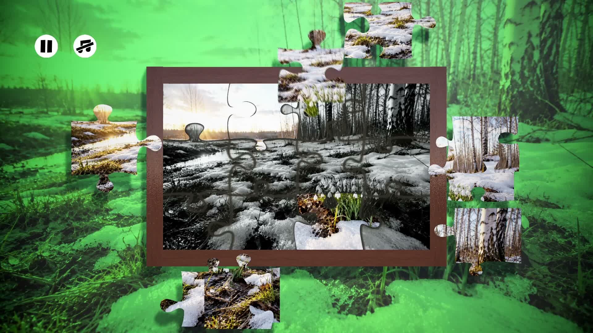 Puzzles Snow trailer