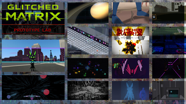 GLITCHED MATRIX Prototype Lab - HoloVerse Preview