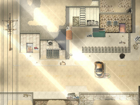 Screenshot z RPG Maker MV - KR Urban Decay Tileset